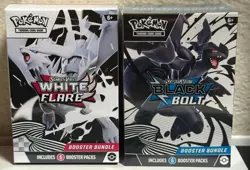 Pokemon Black Bolt & White Flare Booster Bundles Factory Sealed, English, 1 Each - Image 1