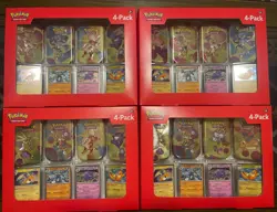 Pokemon TCG Scarlet and Violet 151 Pack of 4 Tins (Lot of 1) - Image 1