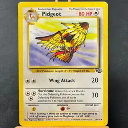 Pidgeot - 24/64 - Jungle Set - Unlimited - Rare - Pokemon - WOTC - Damaged - Image 1