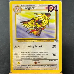 Pidgeot - 24/64 - Jungle Set - Unlimited - Rare - Pokemon - WOTC - Damaged - Image 3