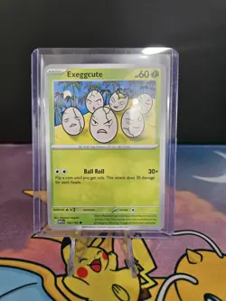 Pokemon Card Exeggcute Printing Error: Missing Ink - Image 1