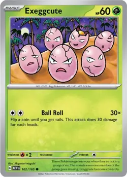 Pokemon Card Exeggcute Printing Error: Missing Ink - Image 4