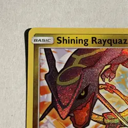 Pokemon TCG Shining Rayquaza Holo Rare Card Shining Legends 56/73 - Image 3