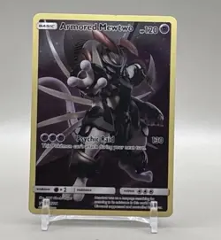 Pokemon Armored Mewtwo SM228 Promo Holo Card 2019 MP - Image 1