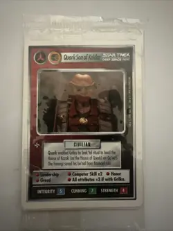 Star Trek CCG First Anthology 6-Card Exclusive Insert Factory Sealed (B) - Image 1