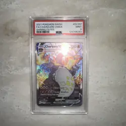 PSA 9 - Pokemon Card - Shining Fates SV107/SV122 - CHARIZARD VMAX (shiny) MINT - Image 1
