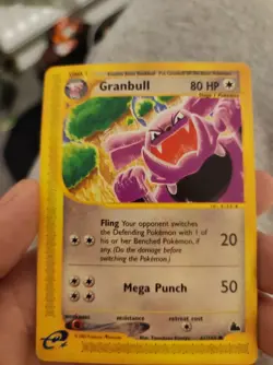 GRANBULL SKYRIDGE 61/144 2003 Vintage WOTC era E-Reader Pokemon Card - Image 1