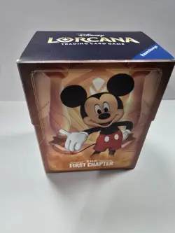 Disney Lorcana The First Chapter Mickey Mouse 80-Card Deck Box *Lightly Used* - Image 1