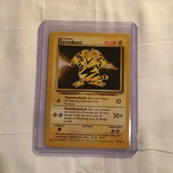 Vintage Pokemon Card Electabuzz 020/102 Base Set Rare Regular English 1999 WOTC - Image 1