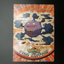 Koffing #109 - Topps BLUE LOGO - Series 2 - NON-HOLO - Pokemon Card - NM/LP - Image 1