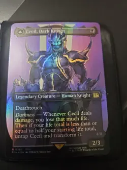 Cecil Dark Knight-Magic: The Gathering Final Fantasy Borderless Card 380 - Image 1