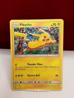 Pokemon Pikachu Card 2016 McDonald's Set 5/12 Holo Foil Promo - Image 1