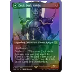 Cecil, Dark Knight / Cecil, Redeemed Paladin (Borderless) -Foil Near Mint MTG - Image 1