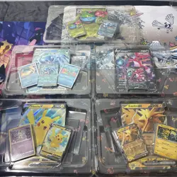 Pokemon TCG Promo Cards - Original Packaging (Packs Removed) Lot of 5 - Image 1