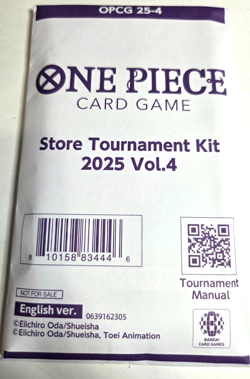 One Piece Card Game Store Tournament Kit 2025 Vol 4 English Sealed - Image 1