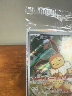 Pokemon TCG Eevee Prismatic Evolutions Promo Card SVP173 - SEALED - Image 2