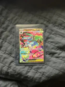 Mega Venusaur EX (Full Art) -Custom Fan Art Holo Pokemon Card - 380 HP - 177/132 - Image 1