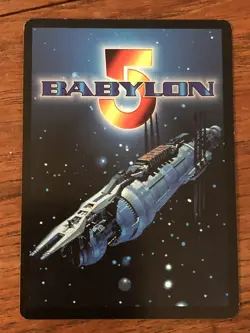 LUIS SANTIAGO DELUXE EDITION BABYLON 5 CCG RARE CARD NEAR MINT NEVER PLAYED WITH - Image 2
