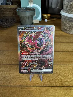 ORICORIO EX 024 Phantasmal Flames UPC Promo Pokemon Card Mint, POOR CENTERING - Image 1