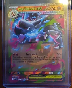 Mega Charizard X EX 13/94 Phantasmal Flames Rare Pokemon Card - Pack Fresh NM - Image 1
