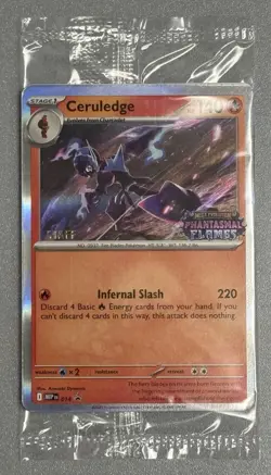Pokemon Phantasmal Flames Staff Promo Set Ceruledge Toxtricity Flygon Zacian MIP - Image 1