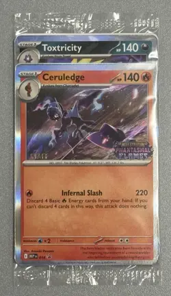 Pokemon Phantasmal Flames Staff Promo Set Ceruledge Toxtricity Flygon Zacian MIP - Image 4