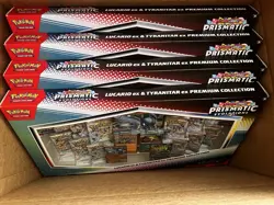 Pokemon Prismatic Lucario Ex Tyranitar Ex Premium Collection Lot of 4 Sams Club - Image 1