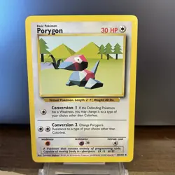 Porygon - 39/102 Base Set - Pokemon TCG - 1999 LP Vtg - Image 1