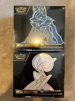Mega Evolution Gardevoir & Lucario Pokemon Center ETB Elite Trainer Box Set Of 2 - Image 1