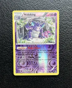 Pokemon TCG - Nidoking 45/114 - Reverse Holo Rare - XY Steam Siege *LP - Image 1