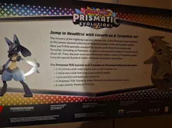 Prismatic Evolutions Pokemon TCG Lucario & Tyranitar Sam's Club Exclusive New - Image 4