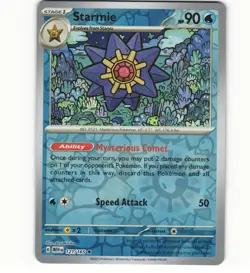 2023 Light Play Pokemon Starmie 121/165 Reverse Scarlet Violet 151 English 6 - Image 1