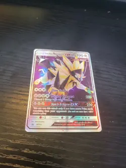Pokemon Dusk Mane Necrozma GX S&M Black Star Promo SM102 - Image 2