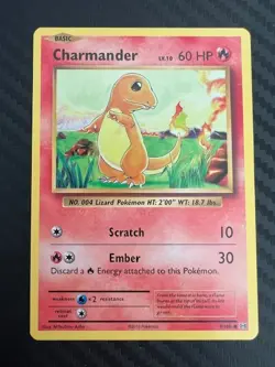 Pokemon TCG Charmander Evolutions 9/108 Regular Common VLP - Image 1