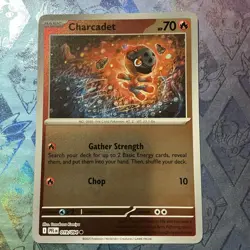 Reverse Holo Charcadet 019/094 Common ME02: Phantasmal Flames M/NM Pokemon - Image 1
