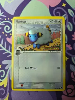 Pokemon TCG EX Dragon Frontiers Mareep (Delta Species) 54/101 Reverse Holo NM - Image 1