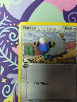 Pokemon TCG EX Dragon Frontiers Mareep (Delta Species) 54/101 Reverse Holo NM - Image 2