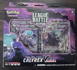 Pokemon TCG Shadow Rider Calyrex Vmax League Battle Deck Box Sealed NIB 820650850424 - Image 1
