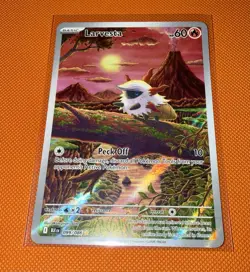 Larvesta Black Bolt Sir 99/86 Sv: Scarlet & Violet Pokemon TCG - Image 1