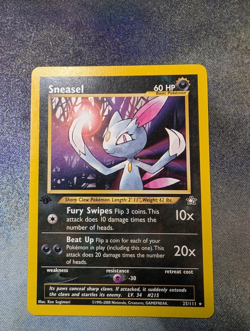 Pokemon sneasel 25/111 1st edition neo genesis - LP [c] - Image 1