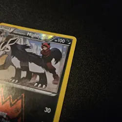 Pokemon Team Magma's Mightyena 19/34 XY Double Crisis 2015 Reverse Holo English - Image 3
