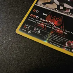 Pokemon Team Magma's Mightyena 19/34 XY Double Crisis 2015 Reverse Holo English - Image 5
