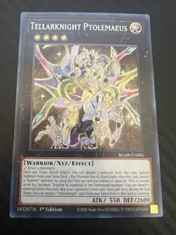 Yugioh Tellarknight Ptolemaeus BLMR-EN083 Secret Rare 1st Edition NM - Image 1