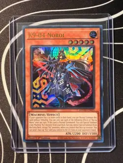 K9-04 Noroi (ULTRA RARE) DOOD-EN025 (MINT) 1st Edition Yu-Gi-Oh! Konami - Image 1