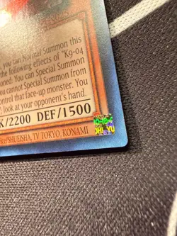 K9-04 Noroi (ULTRA RARE) DOOD-EN025 (MINT) 1st Edition Yu-Gi-Oh! Konami - Image 3