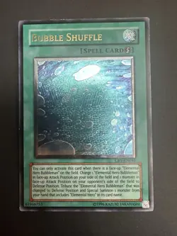 YUGIOH Bubble Shuffle CRV-EN046 Ultimate Rare Unlimited Lightly Played LP - Image 1