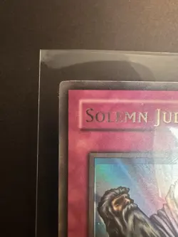 Yugioh - Solemn Judgment MRD-127 Ultra Rare - Heavily Played - Metal Raiders - Image 2