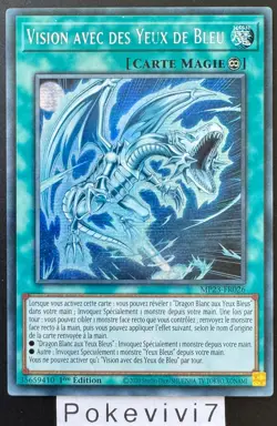 Carte YU-GI-OH! VISION AVEC DES YEUX DE BLEU MP23-FR026 Secret Rare NEUF - Image 1