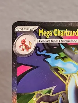 Mega Charizard X EX 109/094 Ultra Rare Pokemon Card Phantasmal Flames - Image 2