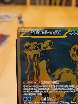 Pokemon TCG Chien-Pao EX Scarlet & Violet Paldean Fates Hyper Rare Card 242/091 - Image 3